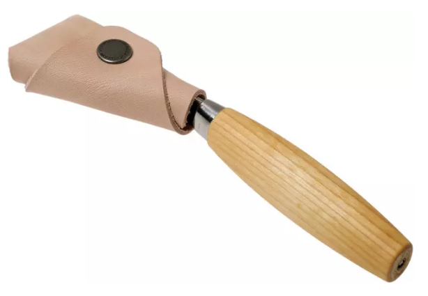 Cuchillo de tallaje Morakniv Hook Knife 163 doble filo de 7,4 cm.