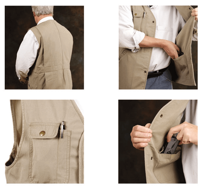 Chaleco táctico Ka-Bar TDI. Color Caqui - Talla mediana 1492-M