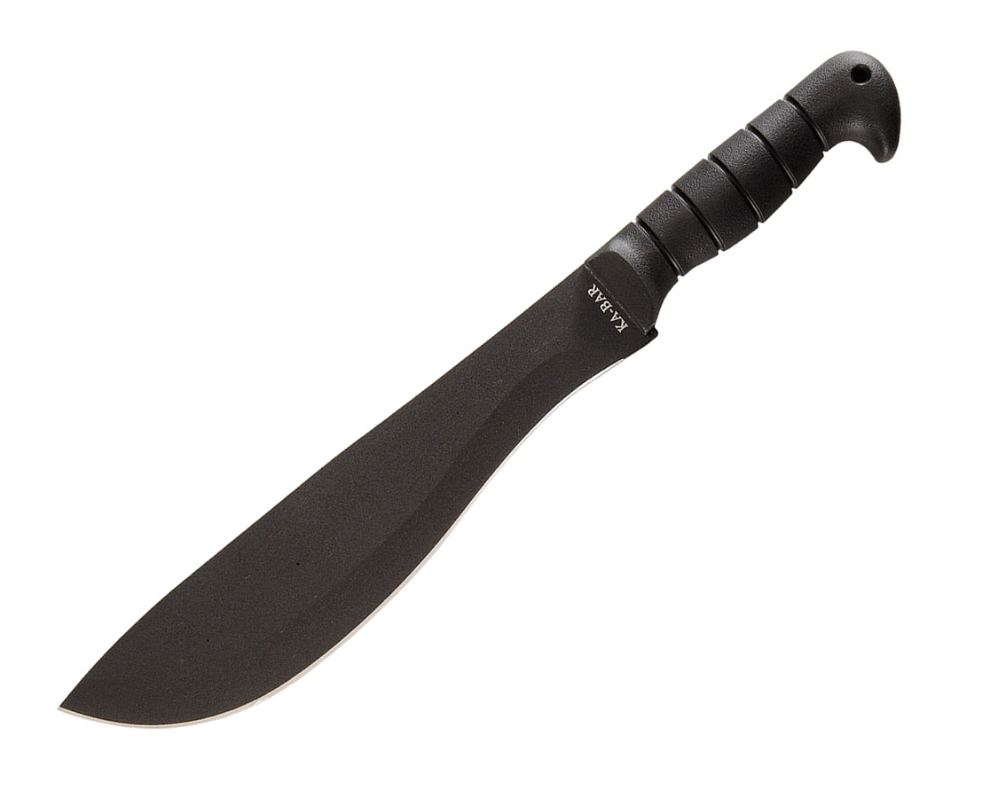 Machete Ka-Bar Cutlass 1248 con hoja de 28 cm en acero carbono.