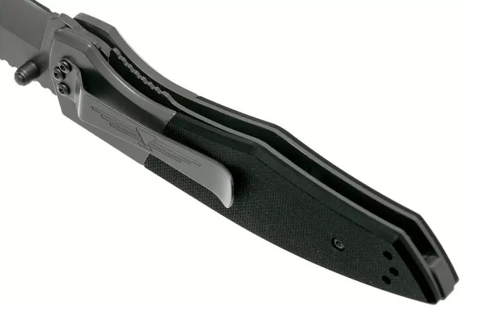 Navaja de bolsillo Ka-Bar Jarosz Beartooth 3086 - Hoja de 9 cm en acero inoxidable