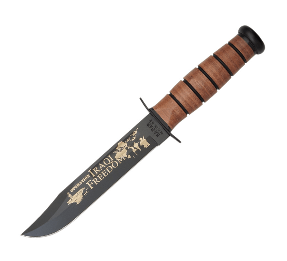 Cuchillo Ka-Bar 9127 conmemorativo de la libertad Iraquí - Ejército de los Estados Unidos