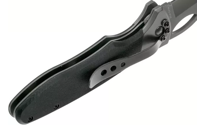 Canivete Ka-Bar Agama Folder 3076 - lâmina clip point de 9,5 cm em aço inoxidável