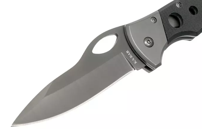 Canivete Ka-Bar Agama Folder 3076 - lâmina clip point de 9,5 cm em aço inoxidável