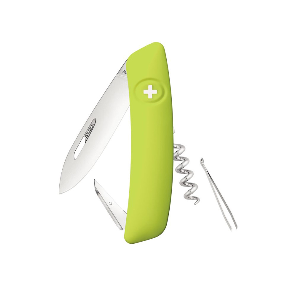 Navaja multiusos Swiza D01 Moss con 6 funciones KNI.0010.1080