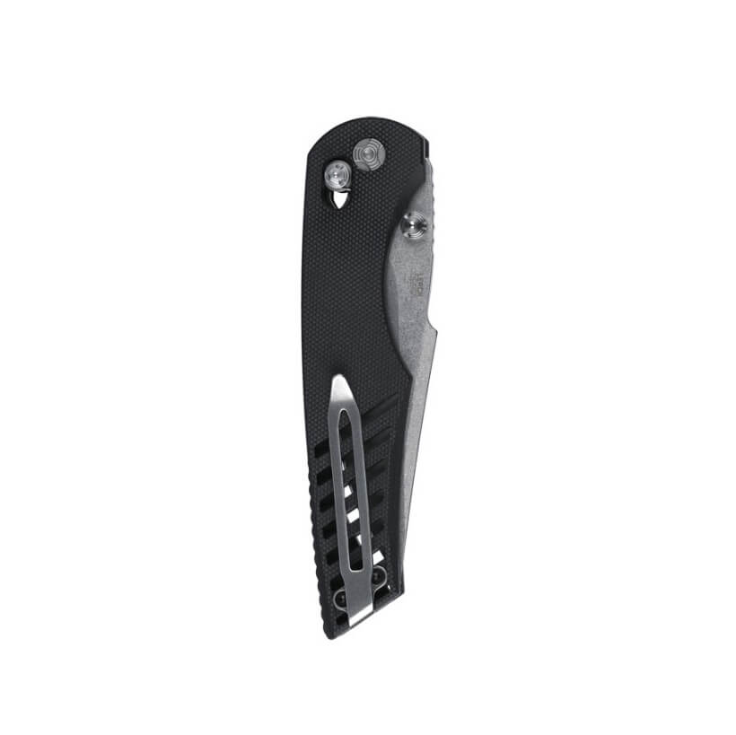 Navaja táctica CRKT Definitive Crossbar lock 3820 con mango de G10 negro