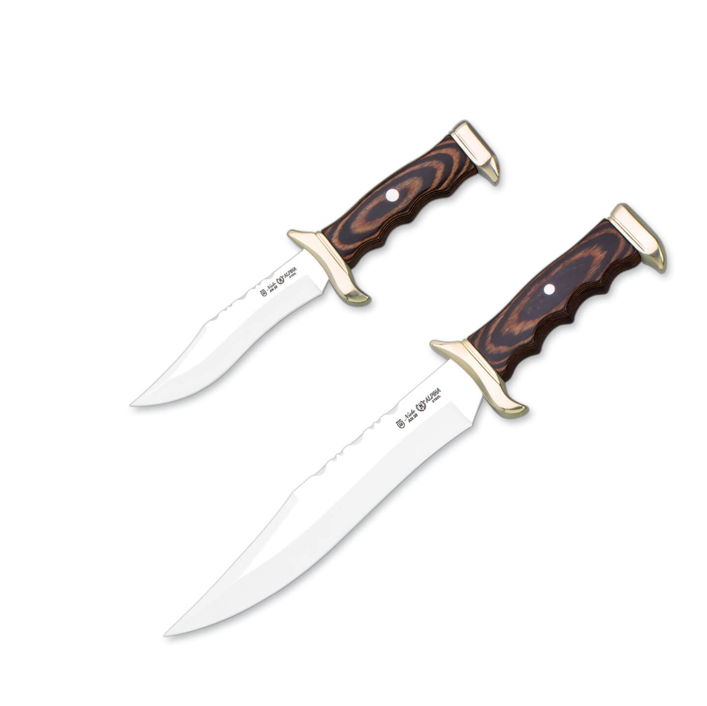 Cuchillos Bowie Nieto Alpino 2 en 1 con mango de estamina y hoja ...