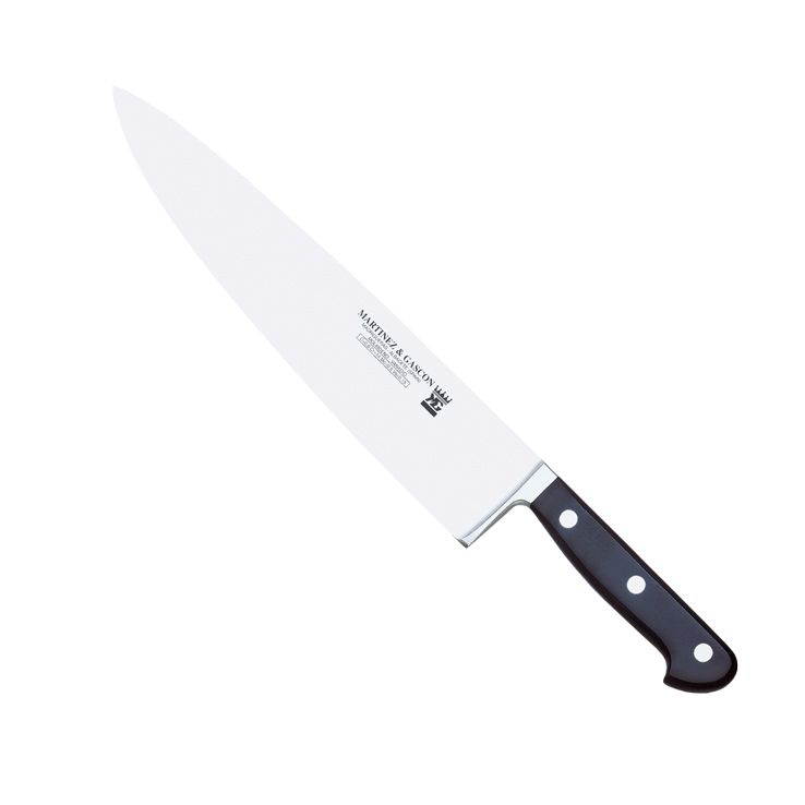 Cuchillo cocinero forjado alemán con mango de POM y hoja de 30 cm...