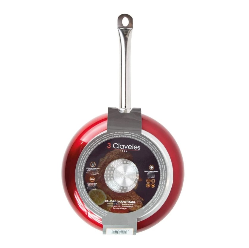 Sartén Antiadherente QuanTanium 3 Claveles Red Special 28 cm