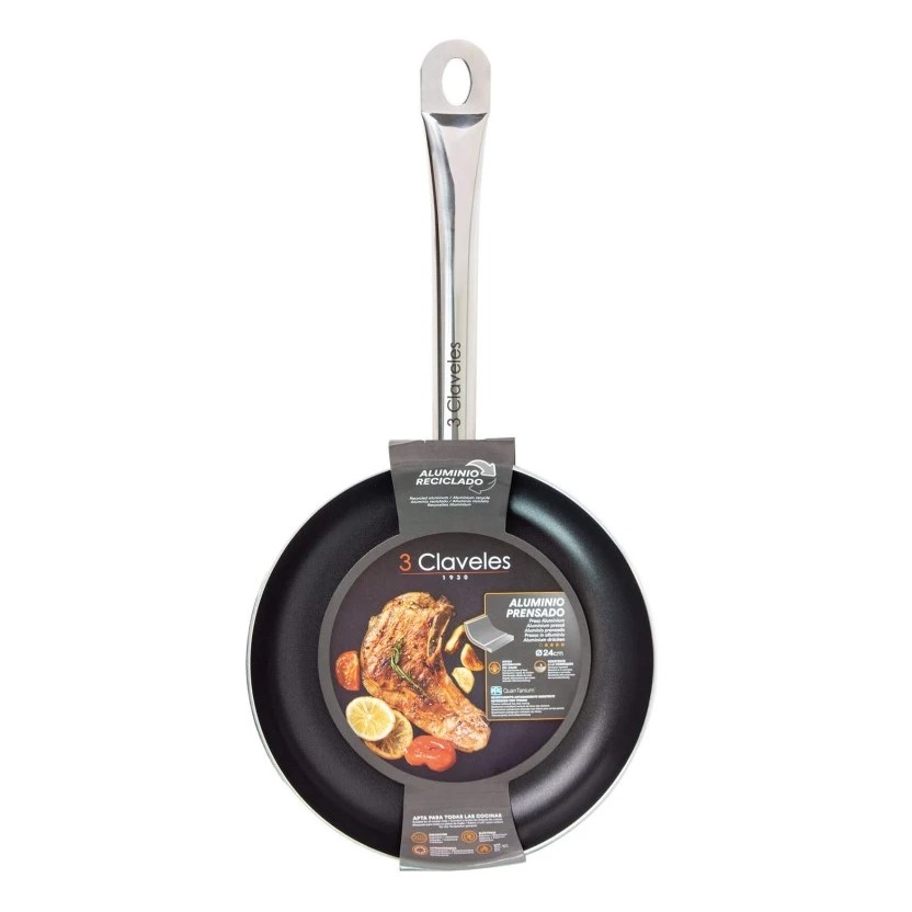 Sartén Antiadherente QuanTanium 3 Claveles Red Special 24 cm