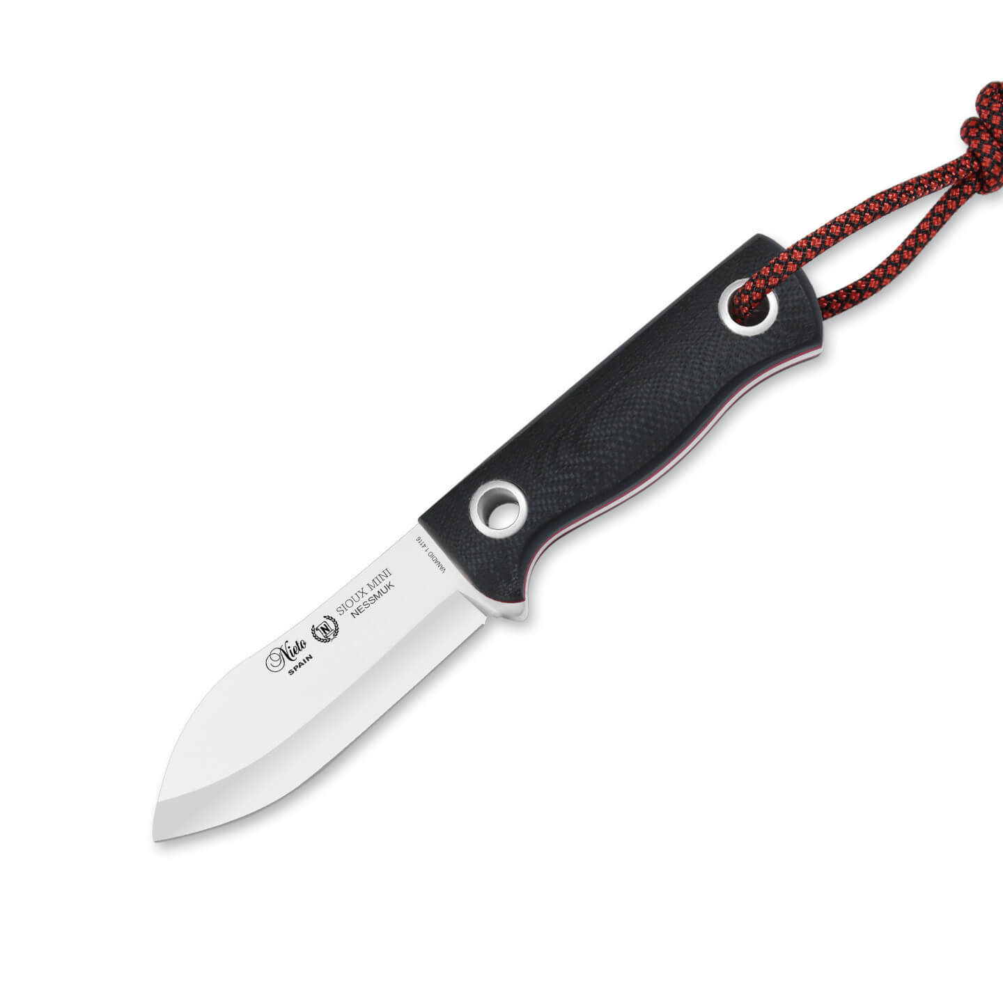 Cuchillo de caza Nieto Sioux Nessmuk mini con mango de G10
