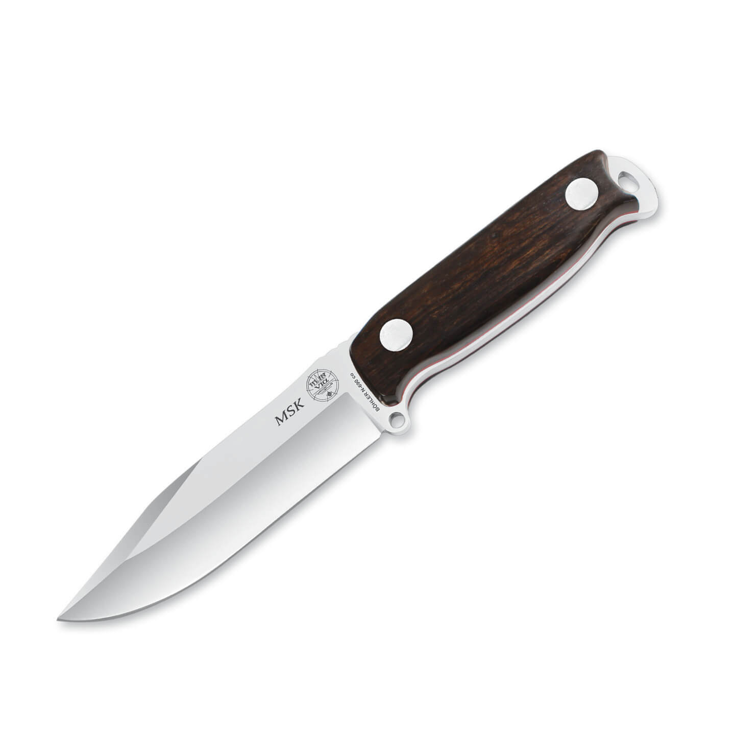 Cuchillo de supervivencia Nieto MSK Survival con mango de madera ...