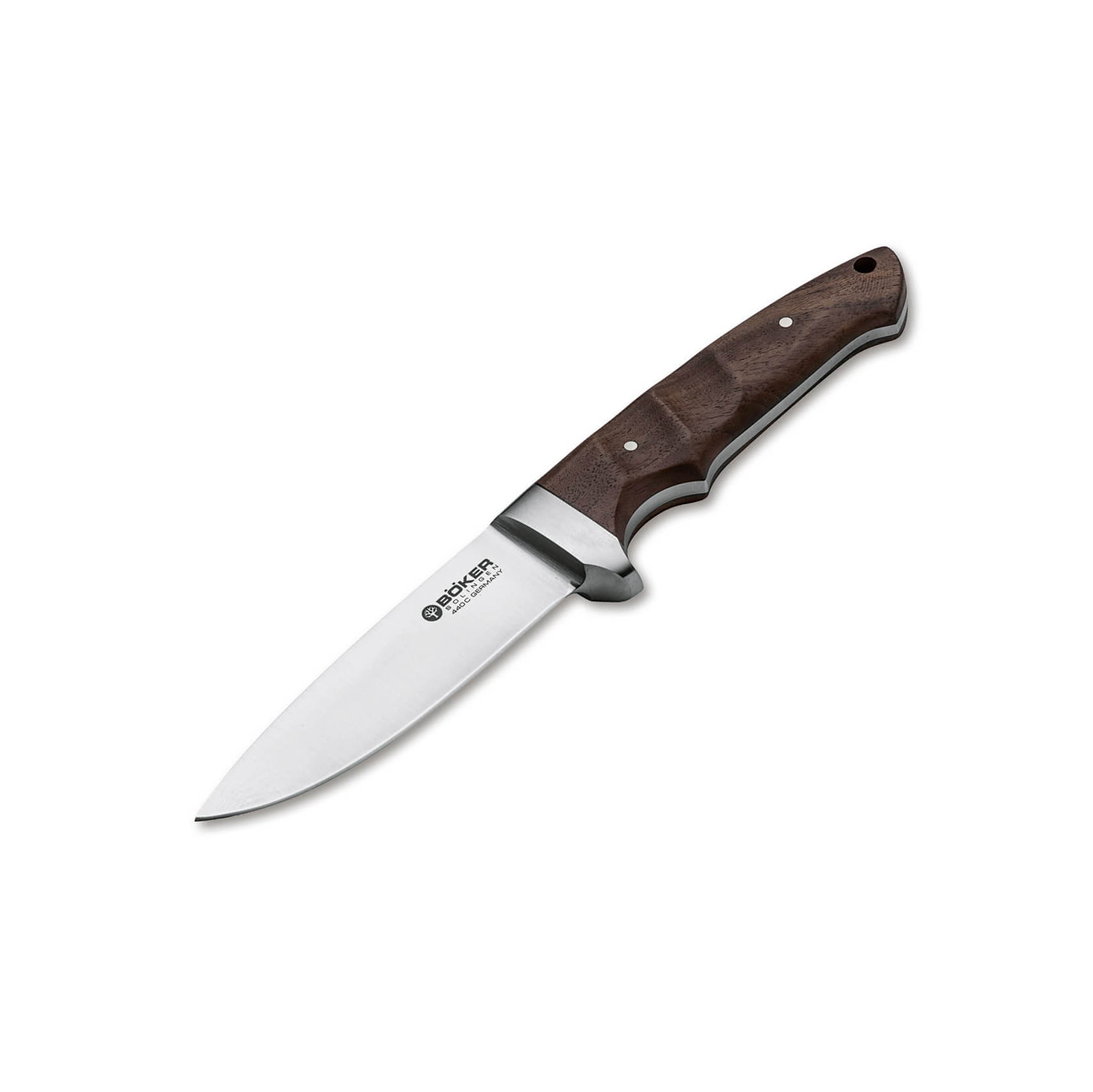 Cuchillo de caza Integral II Walnut de Boker con hoja de acero 44...