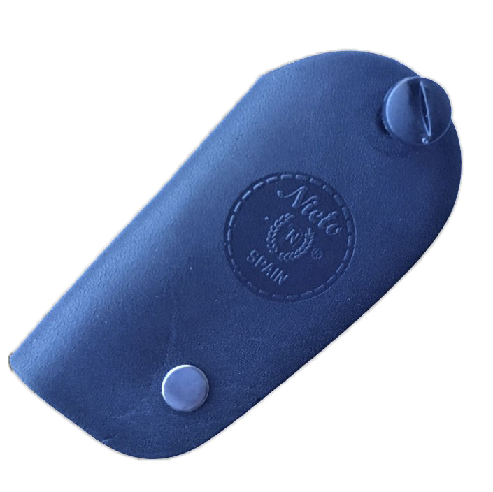 Nieto SOS Satin-Halsmesser mit 3 cm Klinge und Lederscheide