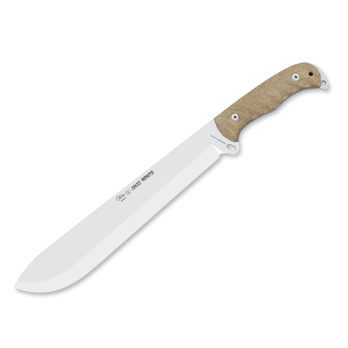 Nieto Jungle Predator Machete mit beigem Micarta-Griff und 27 cm ...