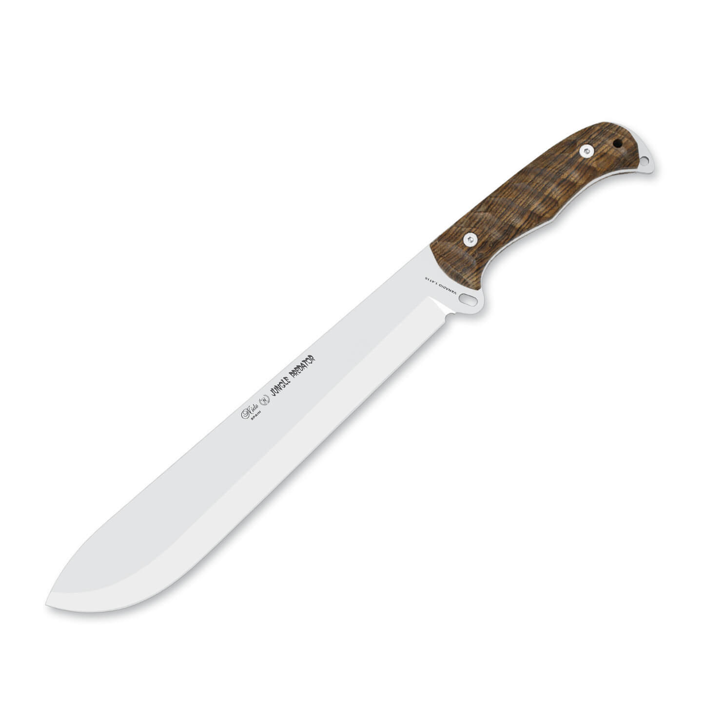 Nieto Jungle Predator Machete mit Bocote-Holzgriff und 27 cm Vana...