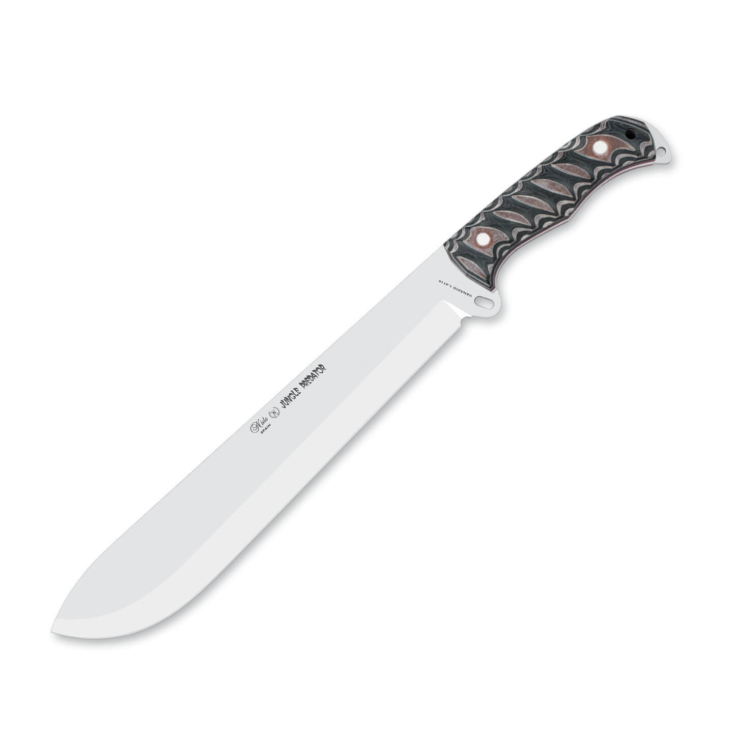 Nieto Jungle Predator Machete mit braunem Katex-Griff und 27 cm V...