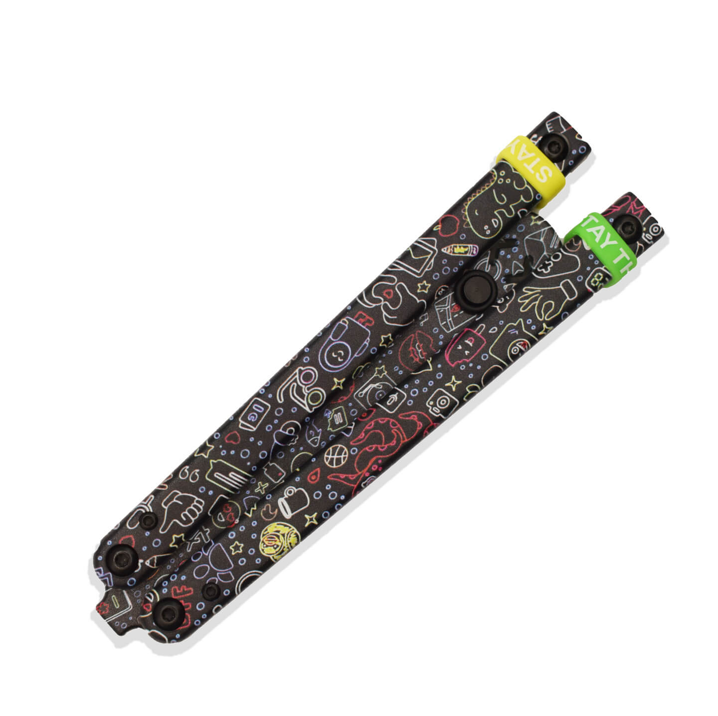 Navaja abanico de entrenamiento JKR de plástico