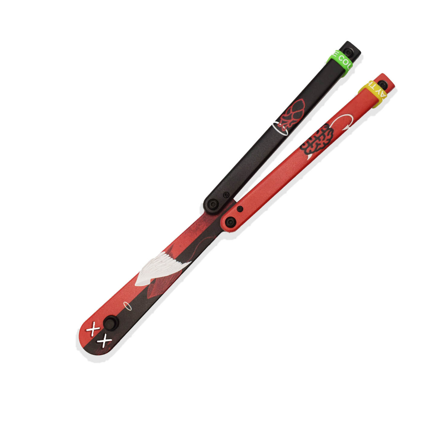 Navaja abanico de entrenamiento JKR de plástico