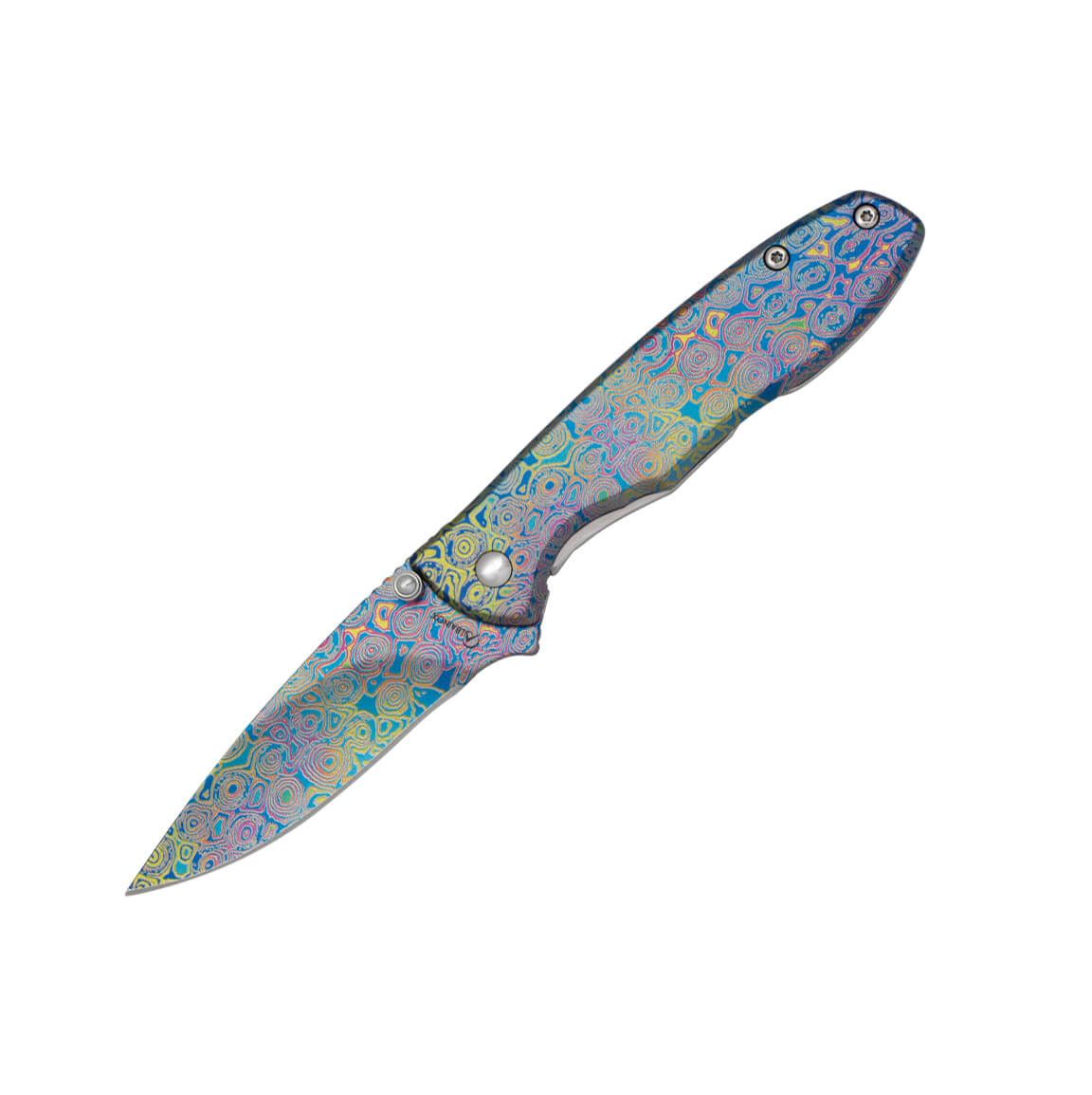 Navaja de bolsillo con diseño 3D y hoja de 7.2 cm con linerlock