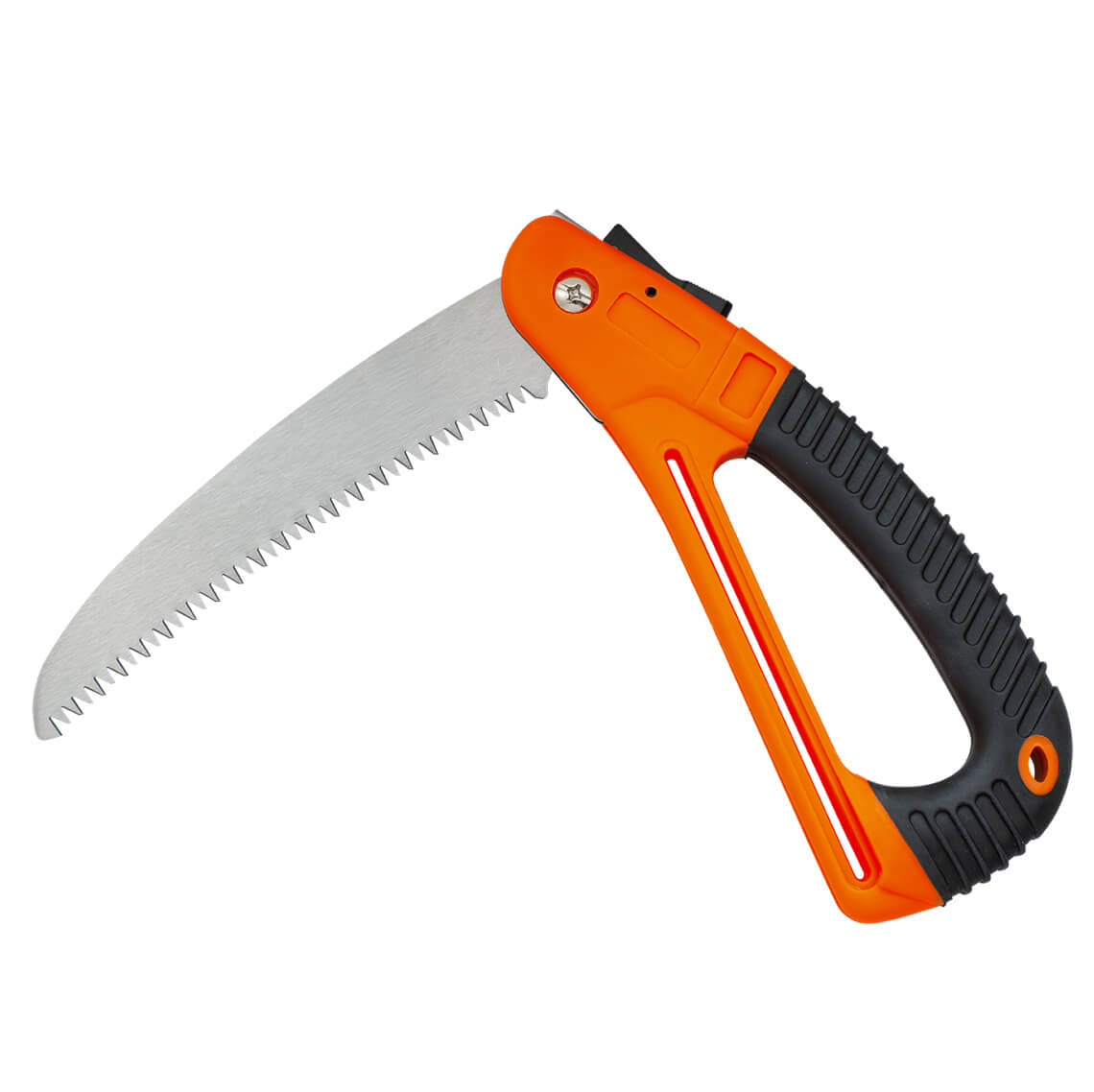 Sierra plegable de 39.7 cm con mango de ABS y goma con protector ...