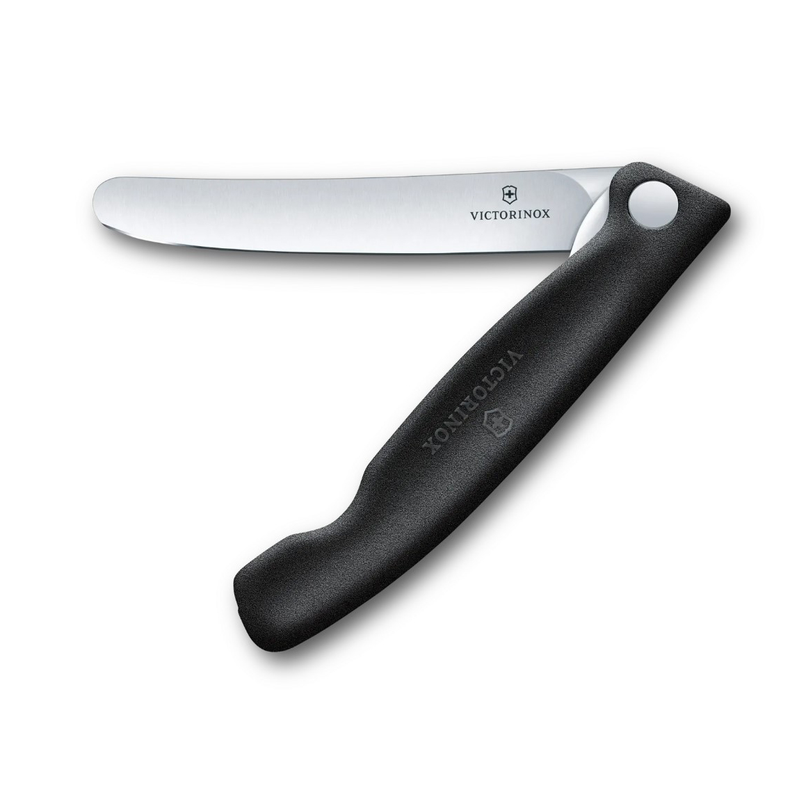 Victorinox Swiss Classic Klapptafelmesser mit glatter Kante und schwarzem Griff