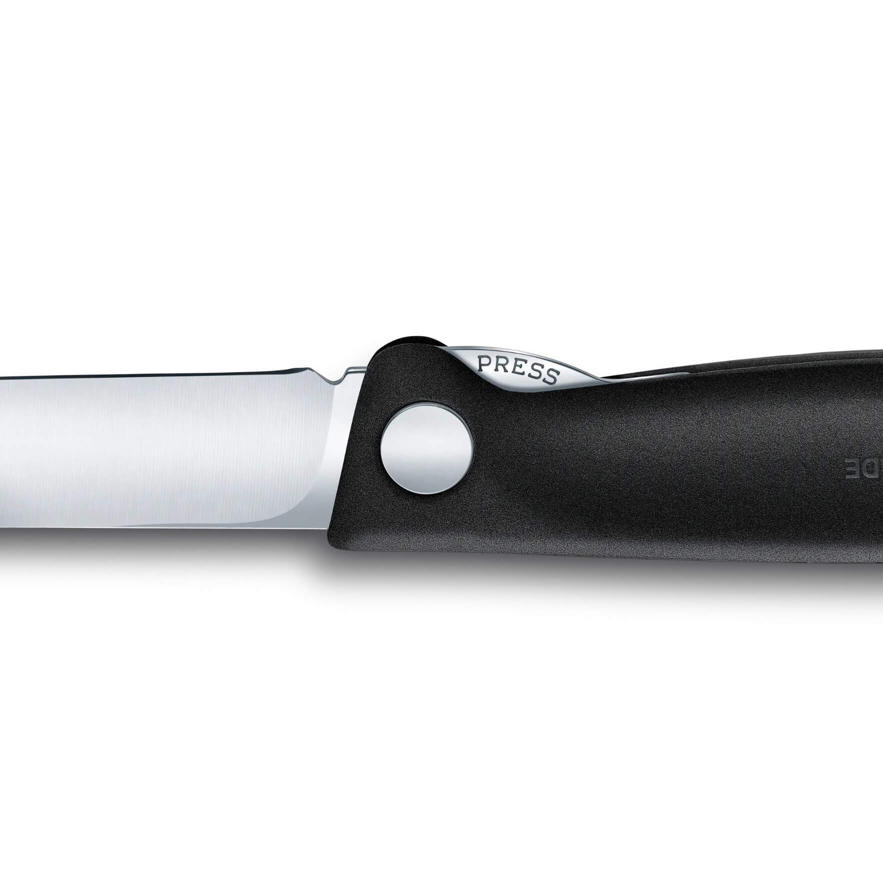 Victorinox Swiss Classic Klapptafelmesser mit glatter Kante und schwarzem Griff