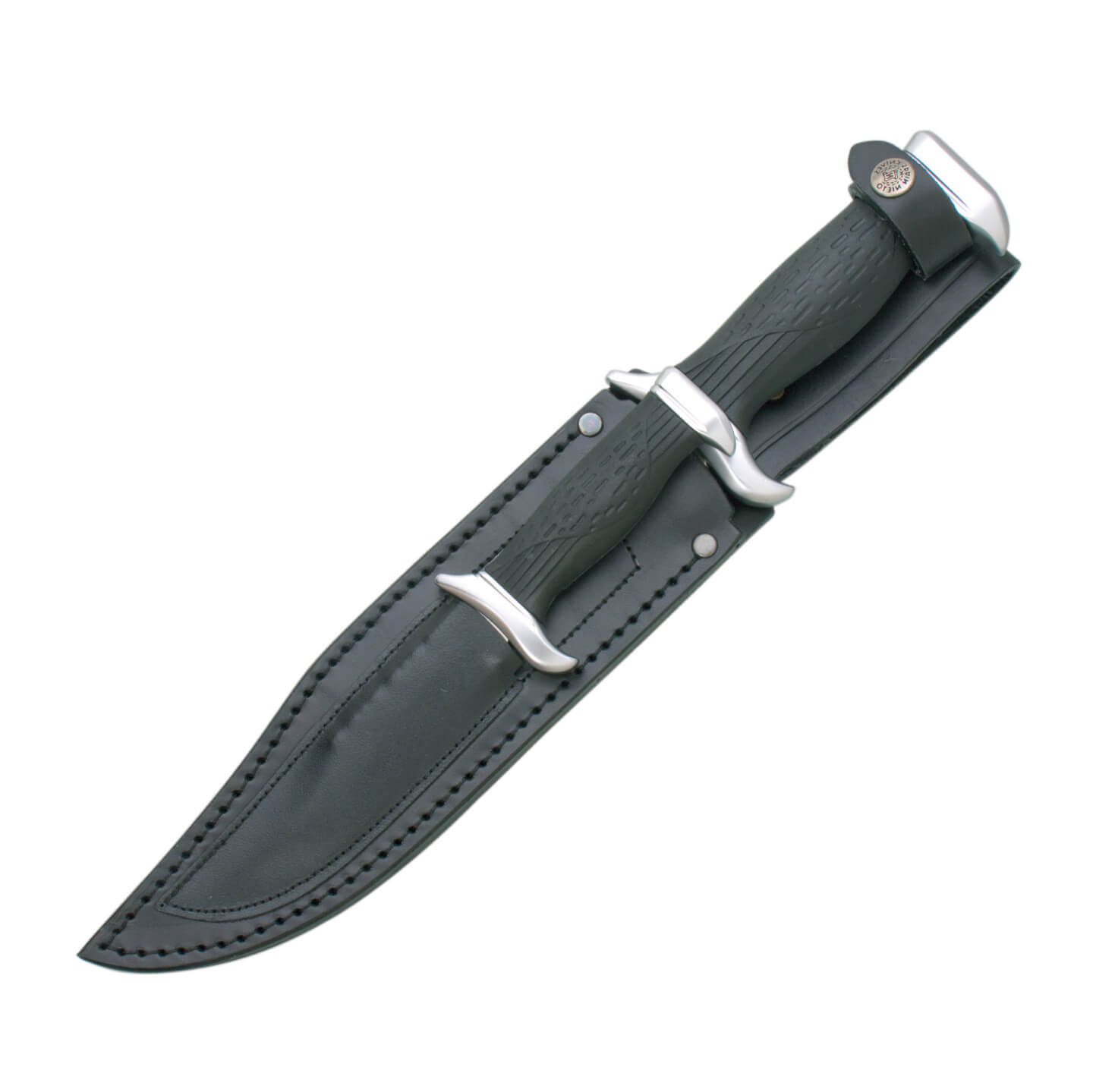 Canguro de dos cuchillos Nieto Bowie Campestre con hoja de 23 y 11 cm y mango de forprene negro