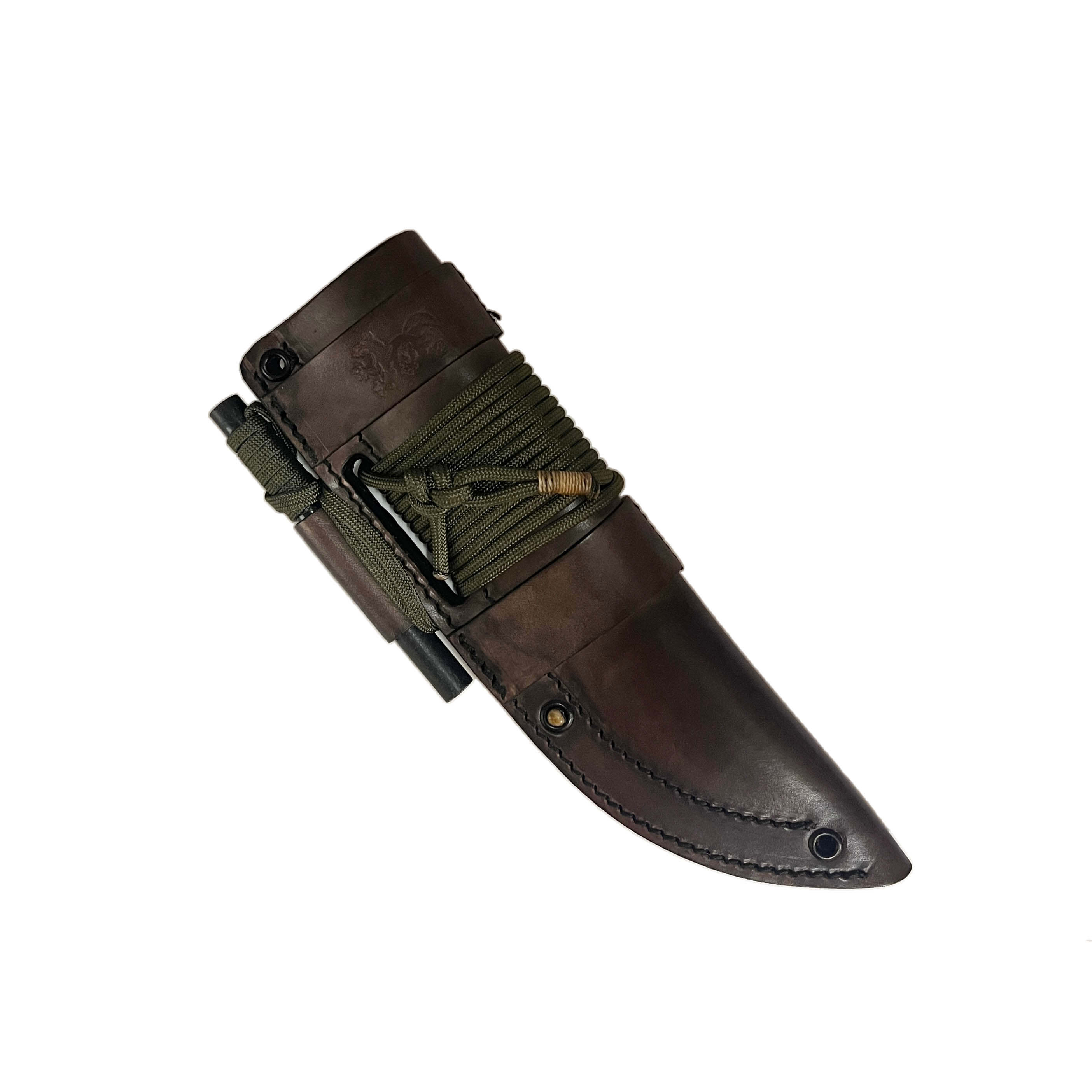 Couteau de bushcraft Amarok 5 avec manche en bois de cocobolo et lame de 5"