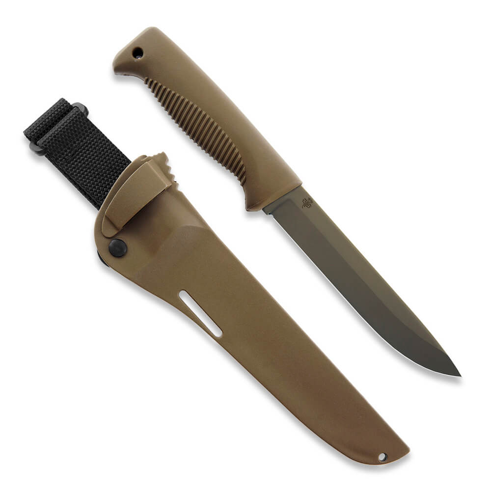Cuchillo M95 Ranger Puukko con hoja recubierta de cerakote coyote...