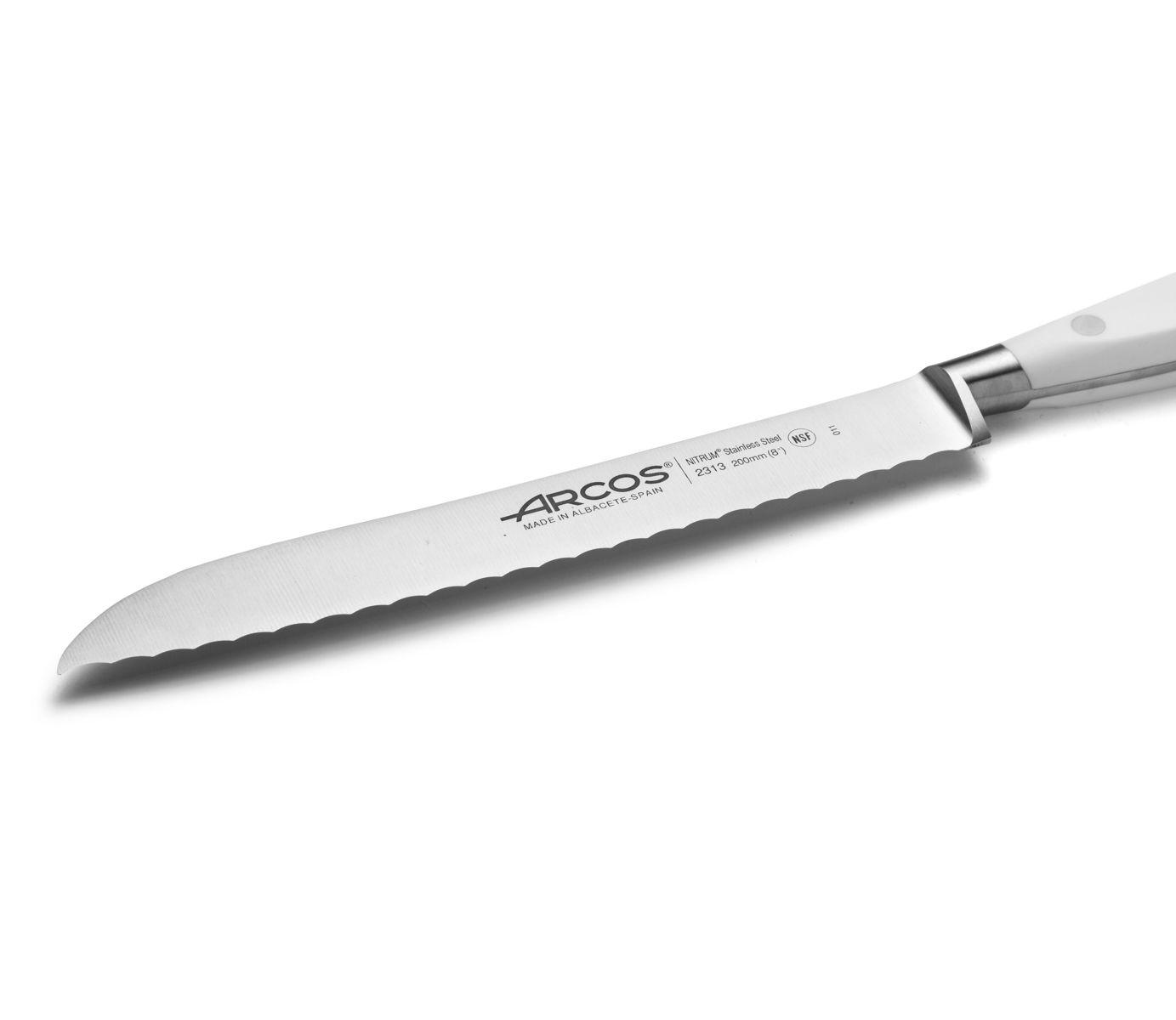 Cuchillo panero Arcos Riviera Blanca 20 cm