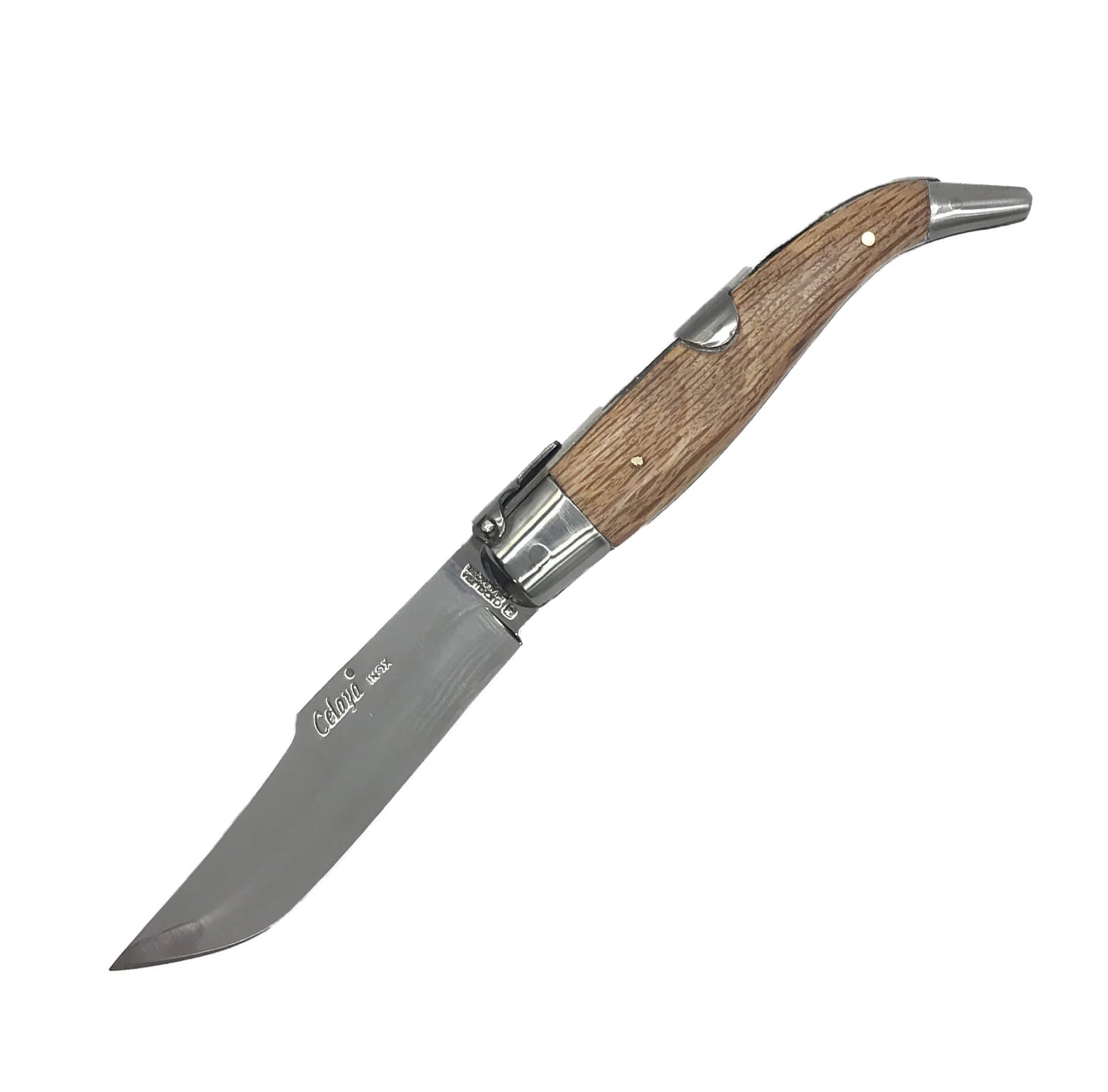 Celaya albaceteña Taschenmesser mit Eichengriff. Klinge von 10 cm...