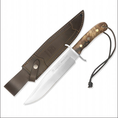 Cuchillo de caza Joker Bowie 9.45 con mango de madera de nogal