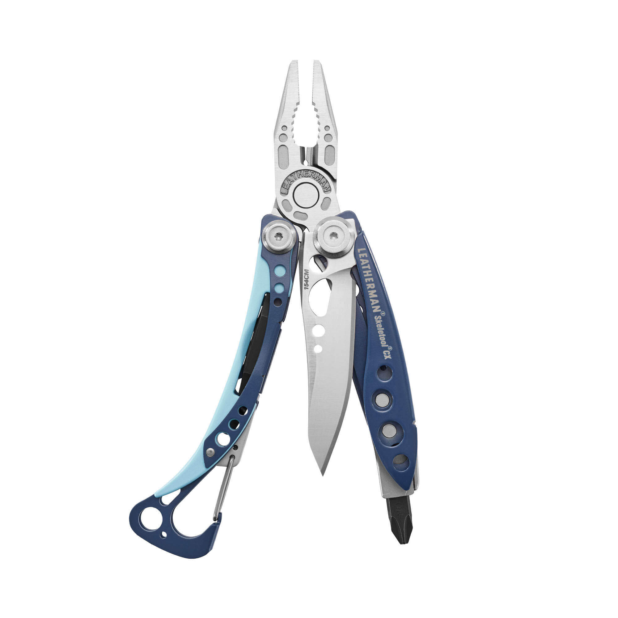 Herramienta multiusos Leatherman Skeletool CX nightshade con 7 us...