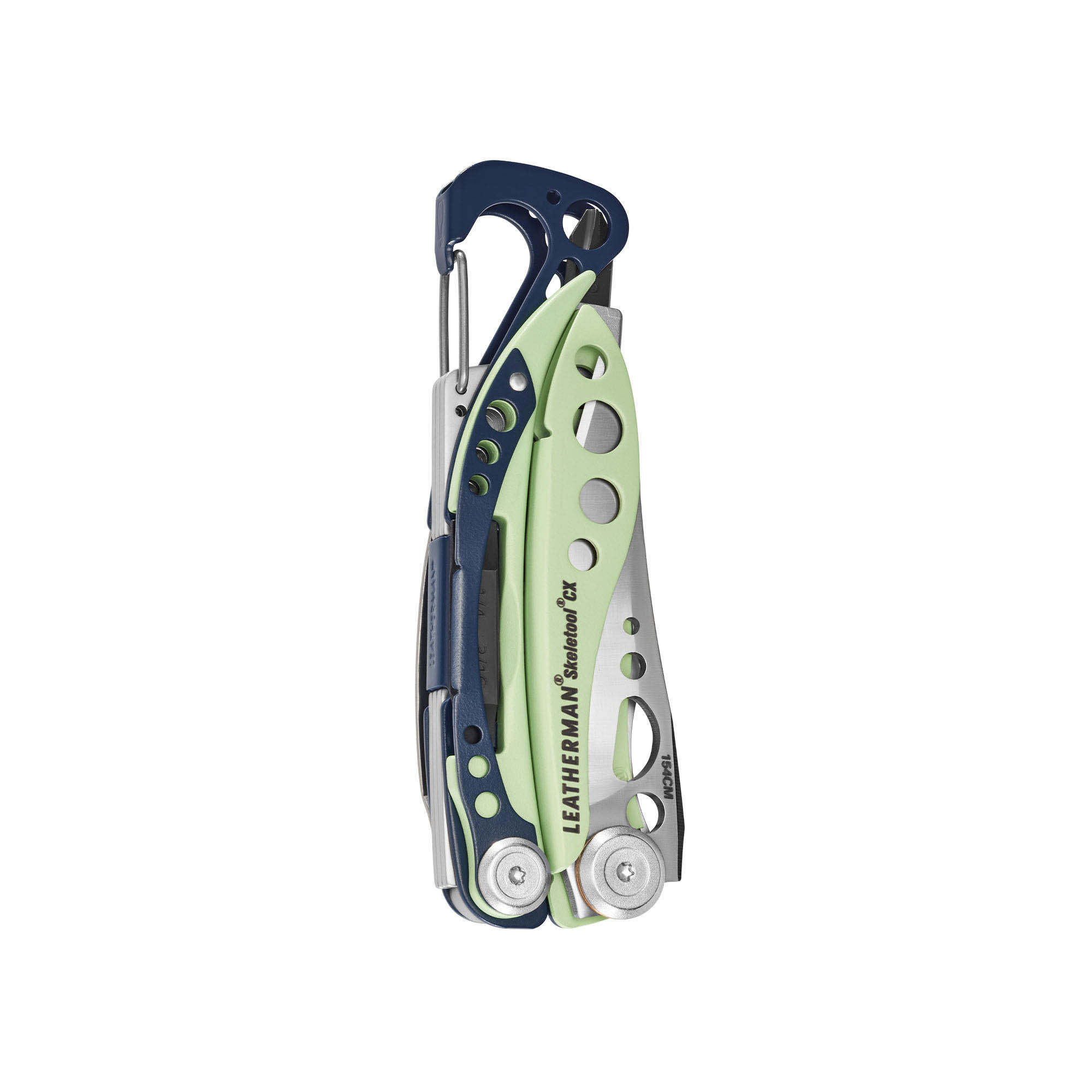 Herramienta multiusos Leatherman Skeletool CX Verdant con 7 usos