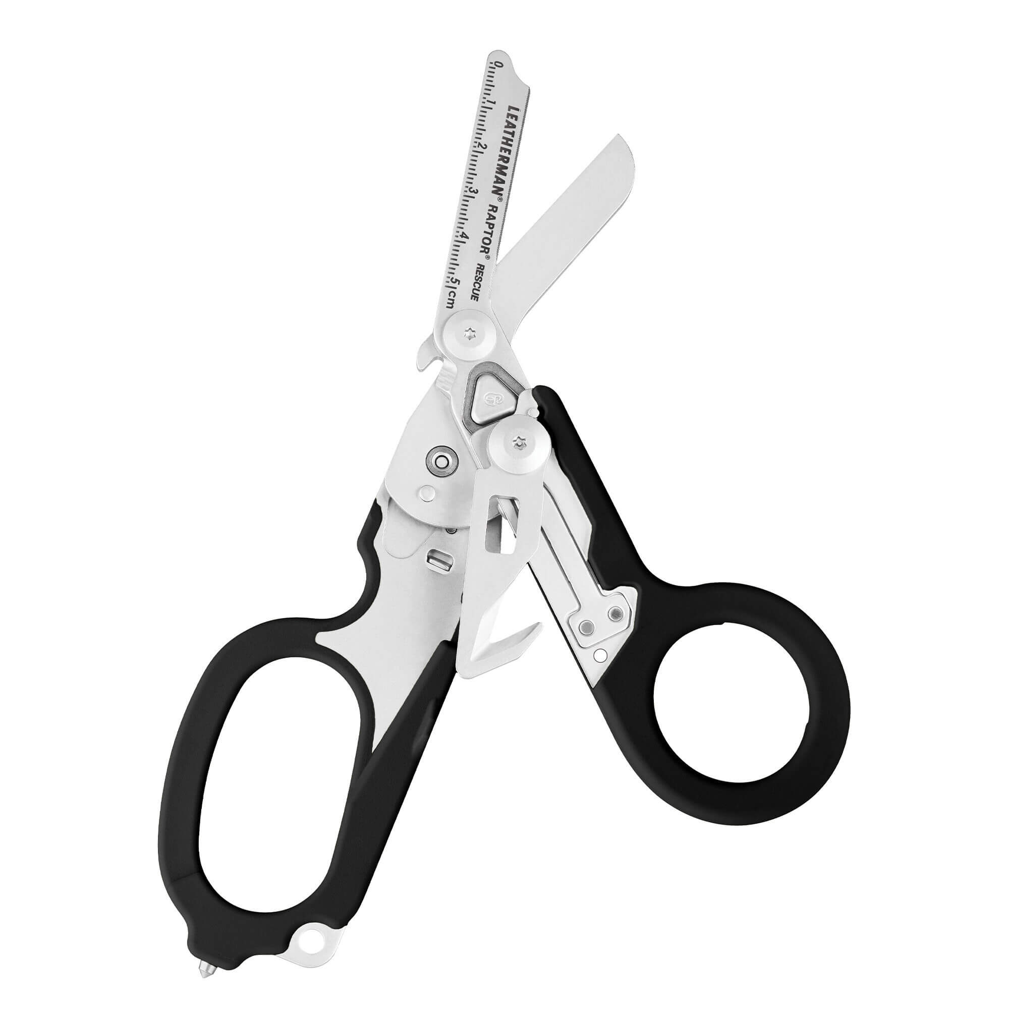 Tijeras Leatherman Raptor Rescue negras con 6 funciones