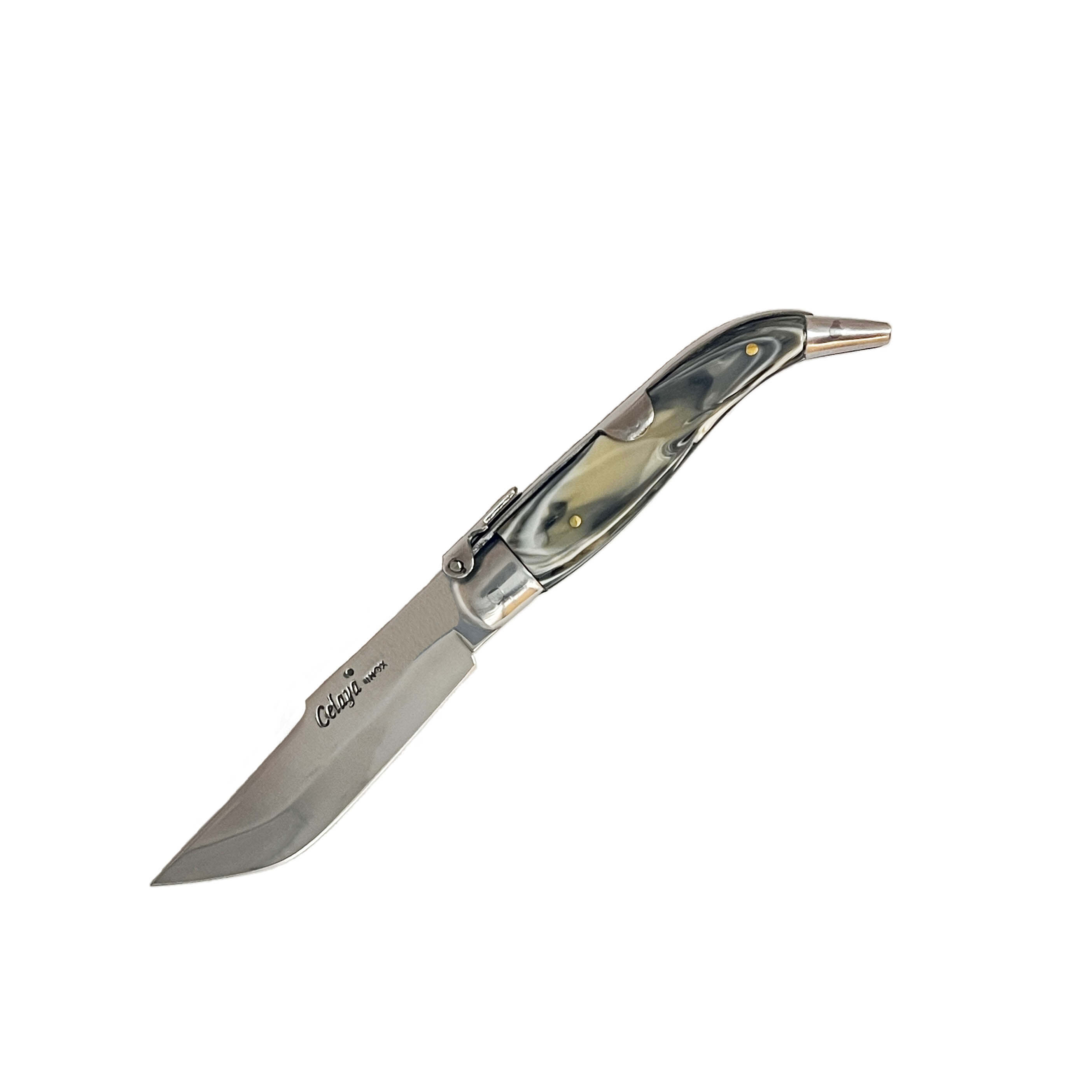 Navaja clásica albacete con hoja de acero inoxidable de 8 cm y ma...