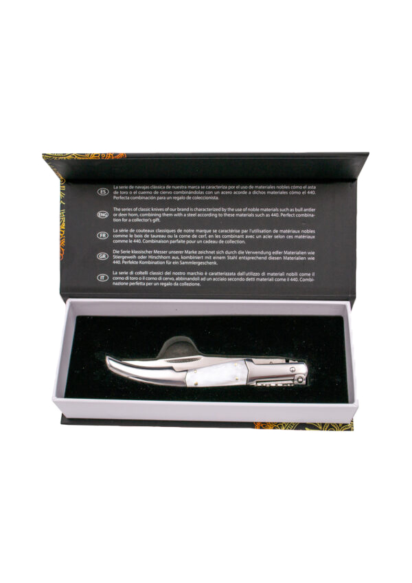 Navaja árabe Carraca Serie Perla 13cm