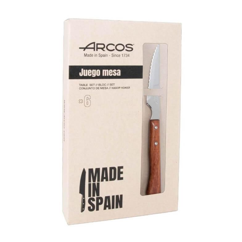 Set 6 Chuleteros (Filo sierra) Arcos