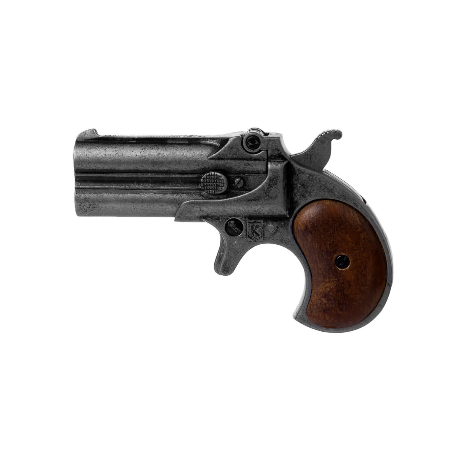 Réplica Double Derringer Mod.95 madera y metal envejecido