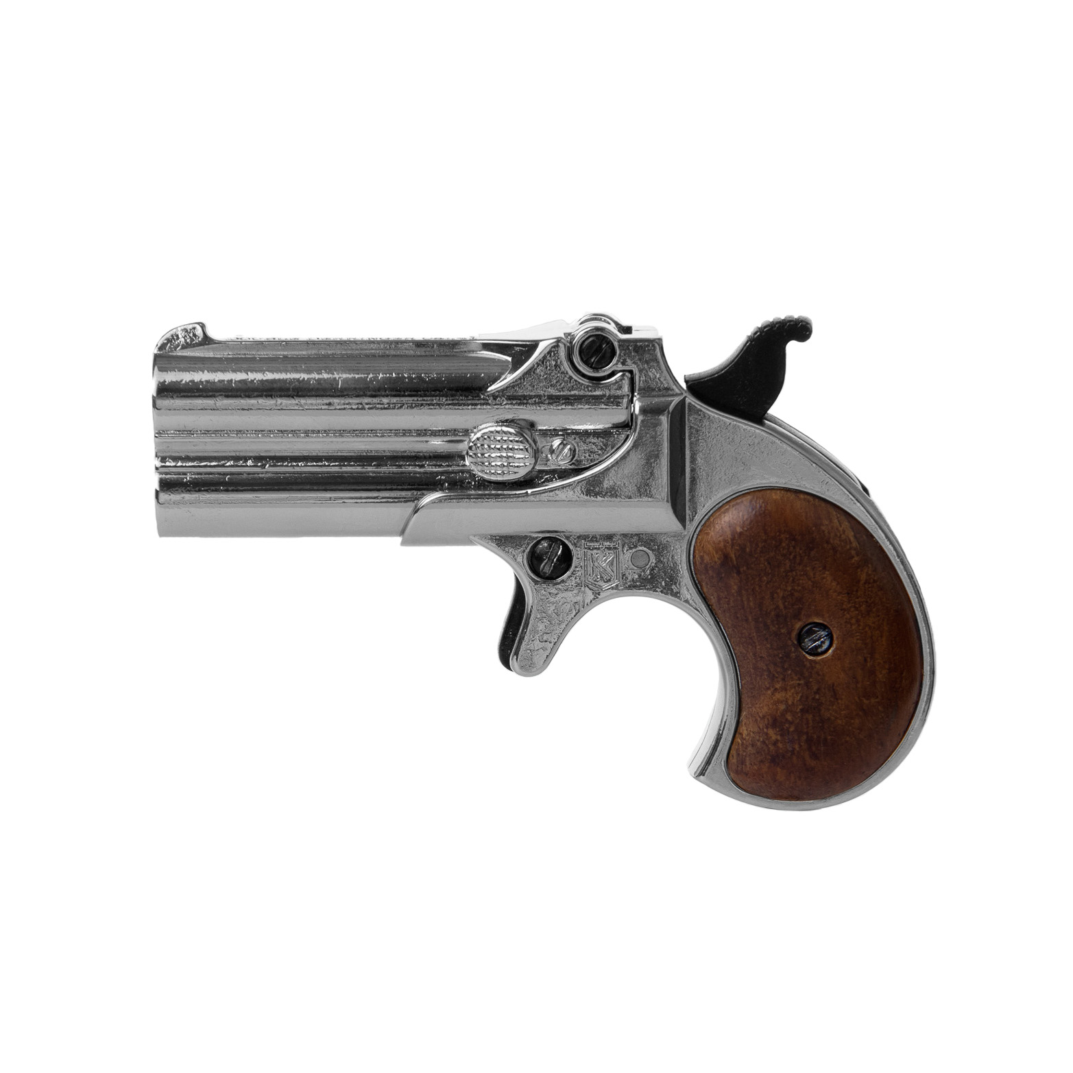 Réplique Double Derringer Mod.95 bois et métal nickelé