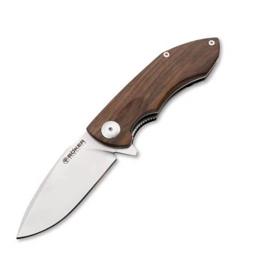 Navaja outdoor con madera de guayacan