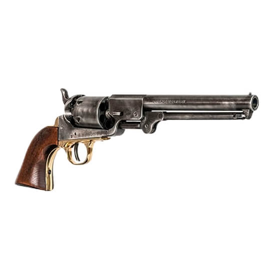 Réplica pistola Colt Navy Confederate 1862 acabado latón