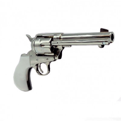 Réplica de revolver Thunderer Kolser con cacha perla y cuerpo níq...