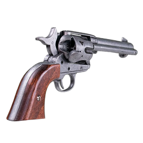 Réplica revolver Colt 45 Kolser FAST DRAW 4’75 de madera acabado pavonado