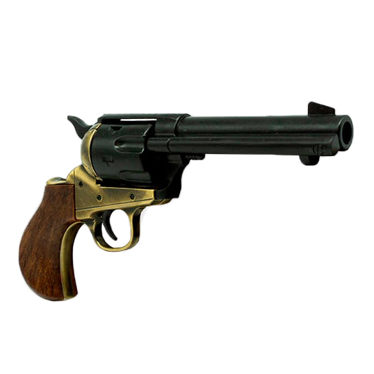 Réplica de revolver Thunderer Kolser con cacha imitación madera y...