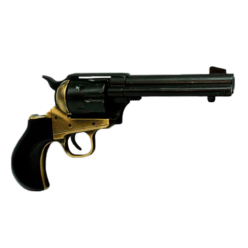 Réplica de revolver Thunderer Kolser con cacha negra y cuerpo lat...