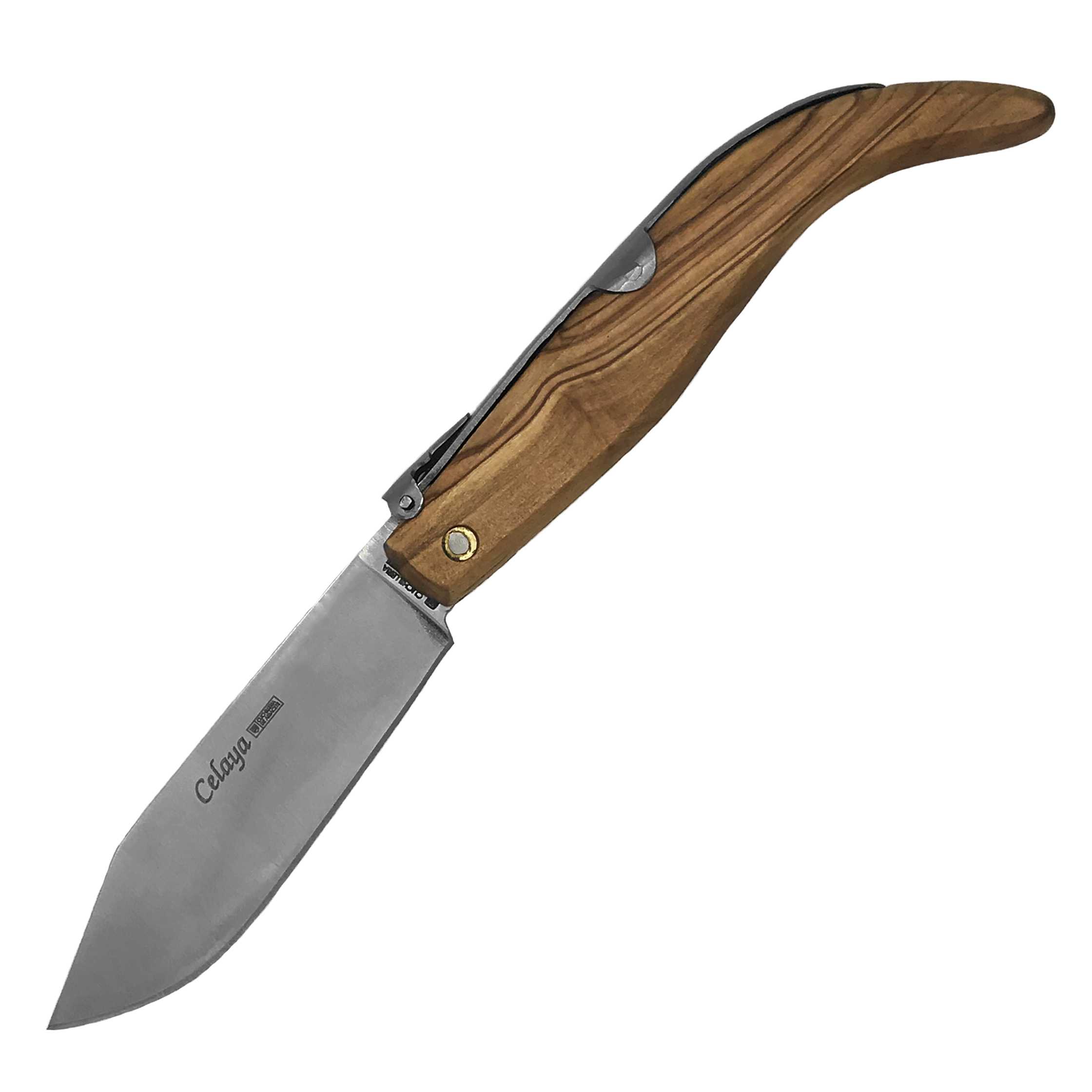 Navajas Pastora artesana con mango de madera de olivo y hoja de 1...