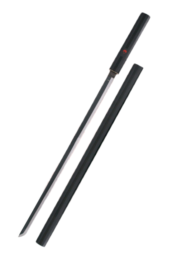 Catana Sasuke Uchiha de Naruto con mango de madera negro