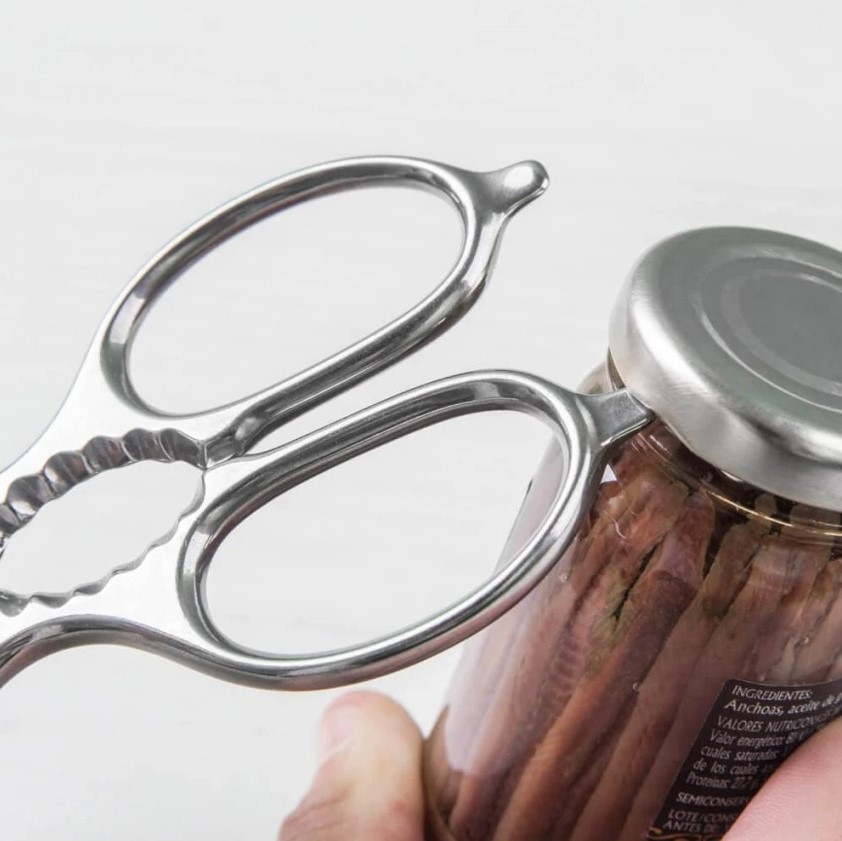 Tijeras de cocina varios usos de 8" en acero inoxidable con acabado brillo