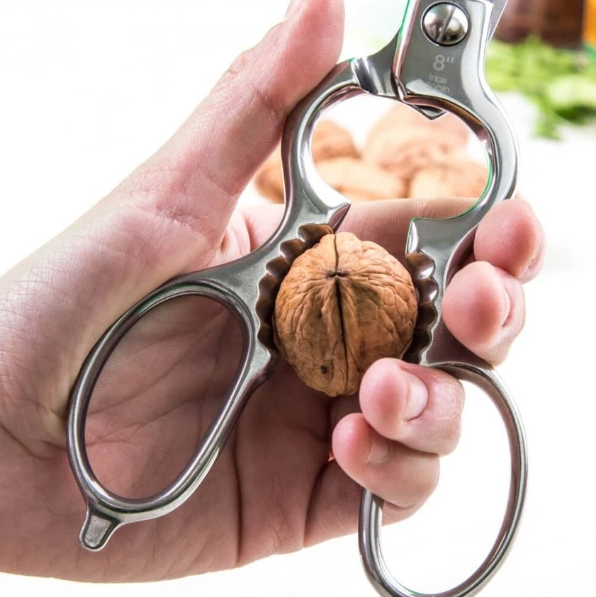 Tijeras de cocina varios usos de 8" en acero inoxidable con acabado brillo